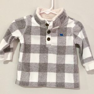 Baby Boy Plaid Pullover Sweater